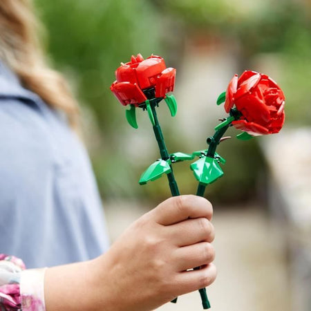 LEGO Creator Roses, set di fiori artificiali per ragazze e ragazzi dagli 8 anni, 40460, decorazione per la casa