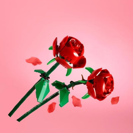 LEGO Creator Roses, set di fiori artificiali per ragazze e ragazzi dagli 8 anni, 40460, decorazione per la casa