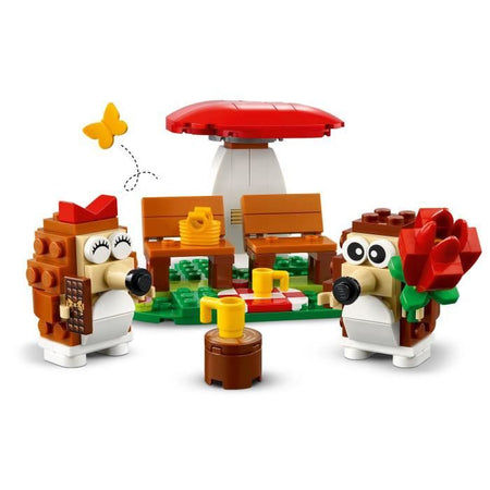 LEGO 40711 Picnic dei Ricci - Giocattolo con un fungo da costruire per i bambini di 8 anni