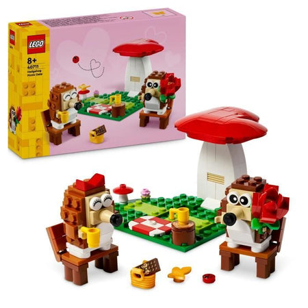LEGO 40711 Picnic dei Ricci - Giocattolo con un fungo da costruire per i bambini di 8 anni