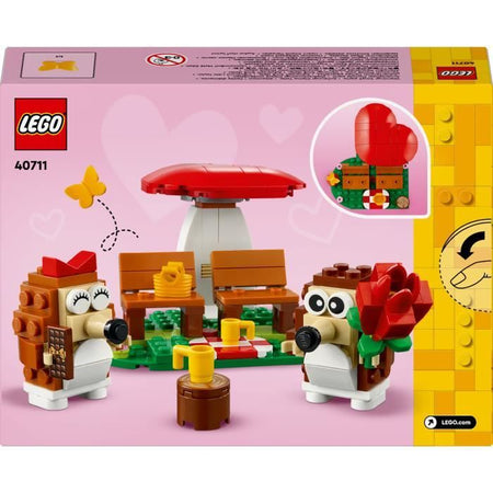 LEGO 40711 Picnic dei Ricci - Giocattolo con un fungo da costruire per i bambini di 8 anni