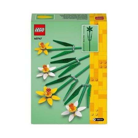 LEGO Creator Daffodils, kit per la costruzione di fiori artificiali, 40747, regalo per ragazze e bambini