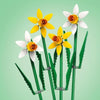 LEGO Creator Daffodils, kit per la costruzione di fiori artificiali, 40747, regalo per ragazze e bambini