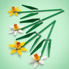 LEGO Creator Daffodils, kit per la costruzione di fiori artificiali, 40747, regalo per ragazze e bambini