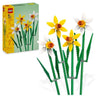 LEGO Creator Daffodils, kit per la costruzione di fiori artificiali, 40747, regalo per ragazze e bambini