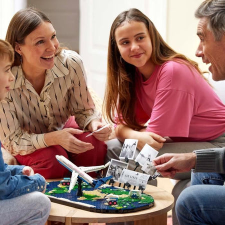 LEGO Family 41838 Ricordi di viaggio - Mappa del mondo - Regalo per i viaggiatori