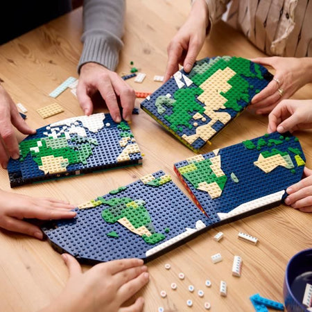 LEGO Family 41838 Ricordi di viaggio - Mappa del mondo - Regalo per i viaggiatori