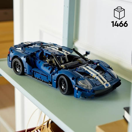 Lego Technic 42154 Ford GT 2022, copertura per auto per adulti, scala 1:12, livello avanzato