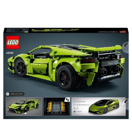 LEGO Technic 42161 Lamborghini Huracán Tecnica, kit modello di auto per bambini appassionati di sport motoristici