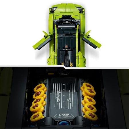 LEGO Technic 42161 Lamborghini Huracán Tecnica, kit modello di auto per bambini appassionati di sport motoristici