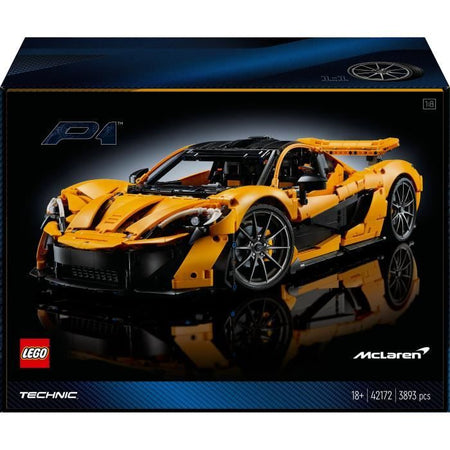 LEGO Technic 42172 McLaren P1 - Kit modello Hypercar per appassionati di veicoli adulti