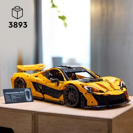 LEGO Technic 42172 McLaren P1 - Kit modello Hypercar per appassionati di veicoli adulti