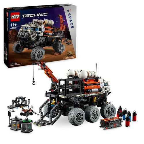 LEGO Technic 42180 Rover da esplorazione con equipaggio su Marte, giocattolo a tema spaziale
