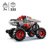 LEGO Technic 42200 Monster Jam ThunderROARus pull-back - Camion dei dinosauri per bambini di 7 anni
