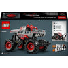 LEGO Technic 42200 Monster Jam ThunderROARus pull-back - Camion dei dinosauri per bambini di 7 anni