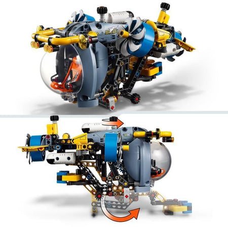 LEGO Technic 42201 Il sottomarino per la ricerca negli abissi marini - Set da costruzione per bambini di 9 anni