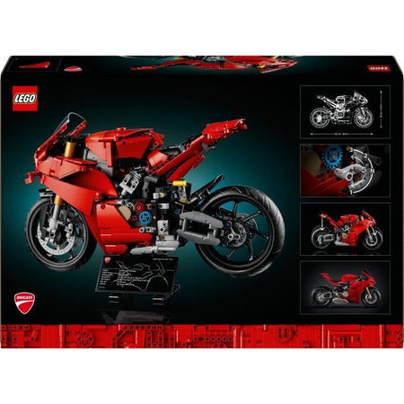 LEGO Technic 42202 Ducati Panigale V4 S Moto - Moto costruibile per adulti