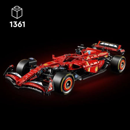 LEGO Technic 42207 F1 Ferrari SF-24 - Auto da collezione con motore V6 per adulti