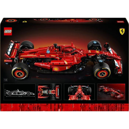 LEGO Technic 42207 F1 Ferrari SF-24 - Auto da collezione con motore V6 per adulti