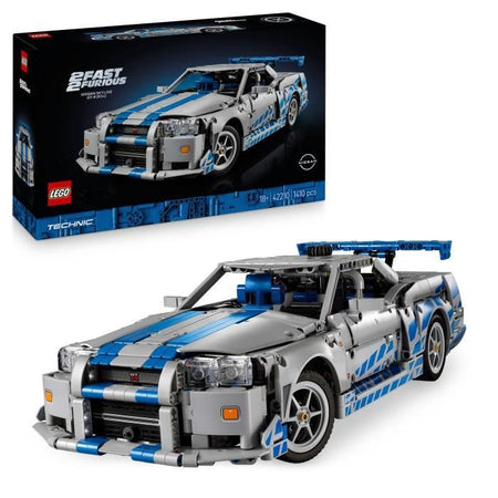 LEGO Technic 42210 Nissan Skyline GT-R (R34) 2 Fast 2 Furious - Set per adulti