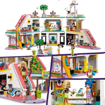 LEGO Friends 42604 Centro commerciale di Heartlake City, bambola giocattolo per ragazze e ragazzi, kit di personaggi
