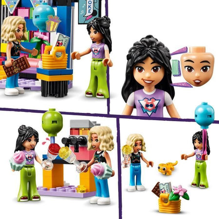 LEGO Friends 42610 Karaoke, giocattolo musicale con bambole e personaggi Liann e Nova e un geco