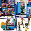 LEGO Friends 42616 Spettacolo musicale di Heartlake City, giocattolo con 4 minifigure di Andrea, scena e strumenti