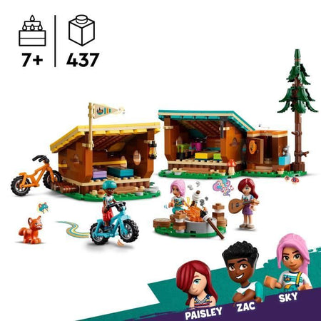 LEGO Friends 42624 Le accoglienti cabine del centro ricreativo - Set natura