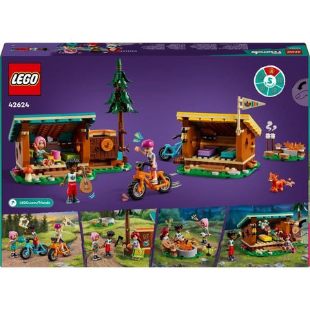 LEGO Friends 42624 Le accoglienti cabine del centro ricreativo - Set natura