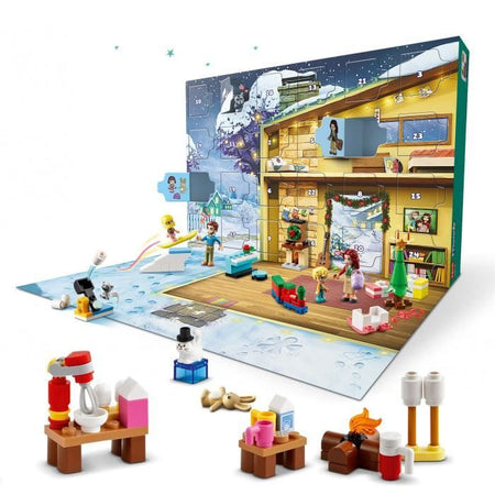 LEGO Friends 42637 Calendario dell'Avvento 2024 Regali prima di Natale Include 5 personaggi
