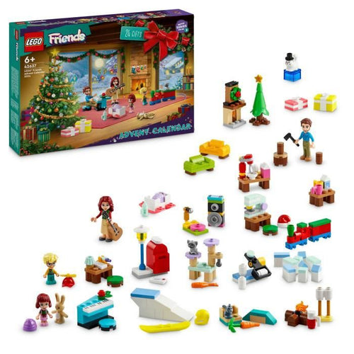 LEGO Friends 42637 Calendario dell'Avvento 2024 Regali prima di Natale Include 5 personaggi