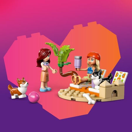 LEGO Friends 42641 Avventure con cani da surf e scooter - Giocattolo interattivo con Corgis