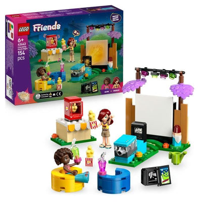 LEGO Friends 42642 Serata al cinema con le amiche - Set di costruzioni per bambine dai 6 anni in su