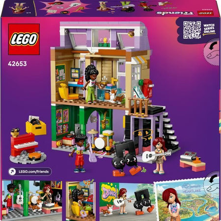LEGO Friends 42653 Negozio di musica e appartamento - Playset per bambine dai 7 anni in su
