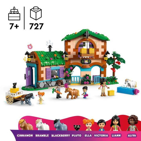 LEGO Friends 42654 Ranch e Scuderie dei Pony - Set di costruzioni per bambine dai 7 anni