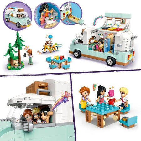 LEGO Friends 42663 Camper dell'Amicizia - Giocattolo costruibile per ragazze dai 7 anni in su