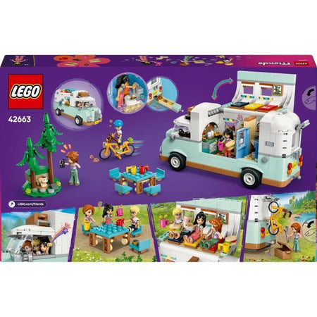 LEGO Friends 42663 Camper dell'Amicizia - Giocattolo costruibile per ragazze dai 7 anni in su