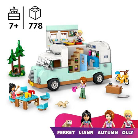 LEGO Friends 42663 Camper dell'Amicizia - Giocattolo costruibile per ragazze dai 7 anni in su
