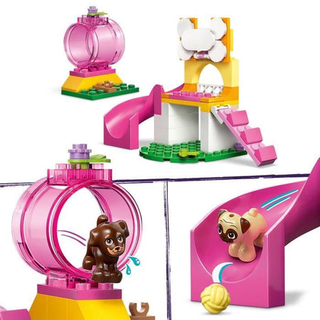 LEGO Friends 42665 Parco giochi per cuccioli - Set di gioco creativo per bambine di 4 anni - Scivolo