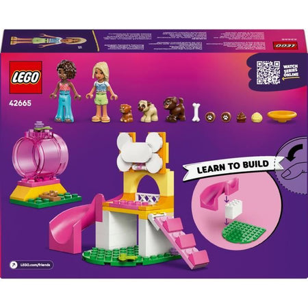 LEGO Friends 42665 Parco giochi per cuccioli - Set di gioco creativo per bambine di 4 anni - Scivolo