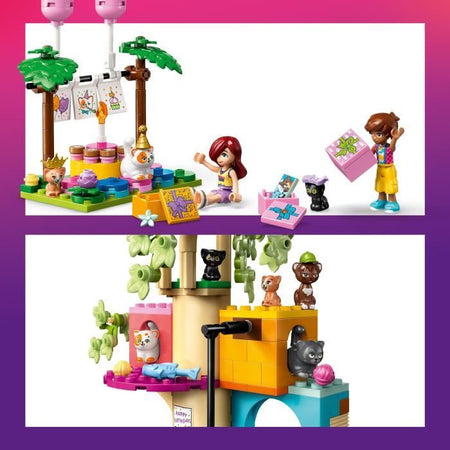 LEGO Friends 42666 Festa di compleanno e albero per gatti - Gioco per bambine dai 6 anni in su