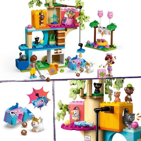 LEGO Friends 42666 Festa di compleanno e albero per gatti - Gioco per bambine dai 6 anni in su