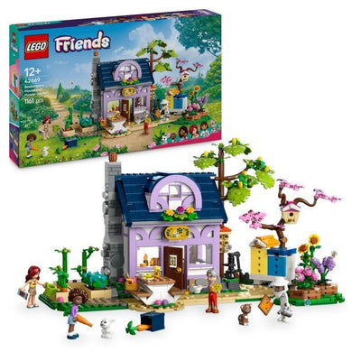 LEGO Friends 42669 La casa dell'apicoltore e il giardino fiorito - Playset creativo per ragazze