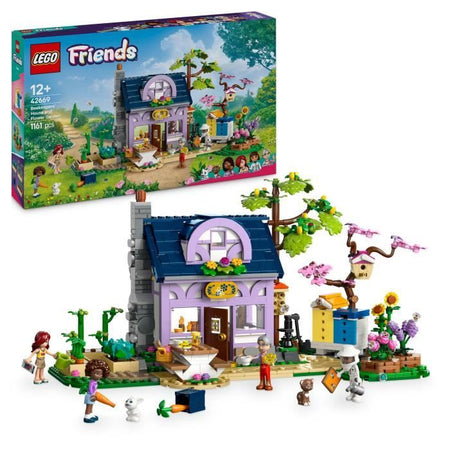 LEGO Friends 42669 La casa dell'apicoltore e il giardino fiorito - Playset creativo per ragazze