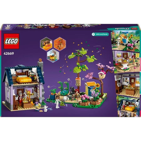 LEGO Friends 42669 La casa dell'apicoltore e il giardino fiorito - Playset creativo per ragazze