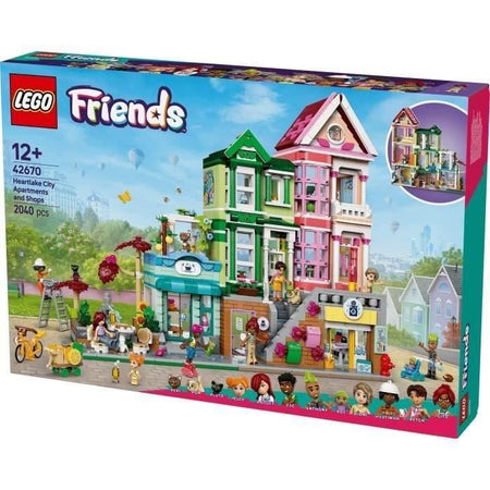 LEGO Friends 42670 Appartamenti e negozi di Heartlake City Gioco creativo per ragazze