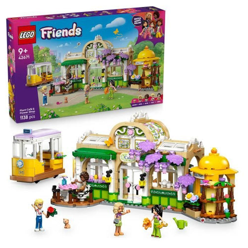 LEGO Friends 42671 Plant Cafe e Flower Stand - Set di costruzioni per bambine dai 9 anni