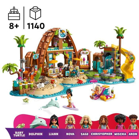 LEGO Friends 42673 Vacanza al Beach Resort - Set di costruzioni per bambine dagli 8 anni