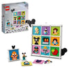 LEGO Disney 43221 100 anni di icone Disney, creazione di arte da parete con Topolino per bambini