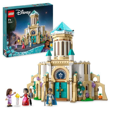 LEGO Disney Wish 43224 Il castello di Re Magnifico, giocattolo del film Wish con Asha, Dahlia e la minifigure di Re Magnifico